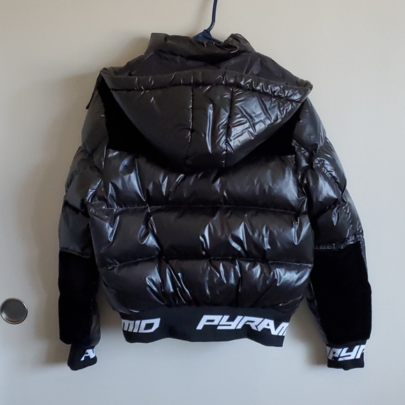 Pyramid Black Bubble Jacket - Picture 2 of 7